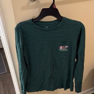 Vineyard Vines Women’s Green Long Sleeve Shirt